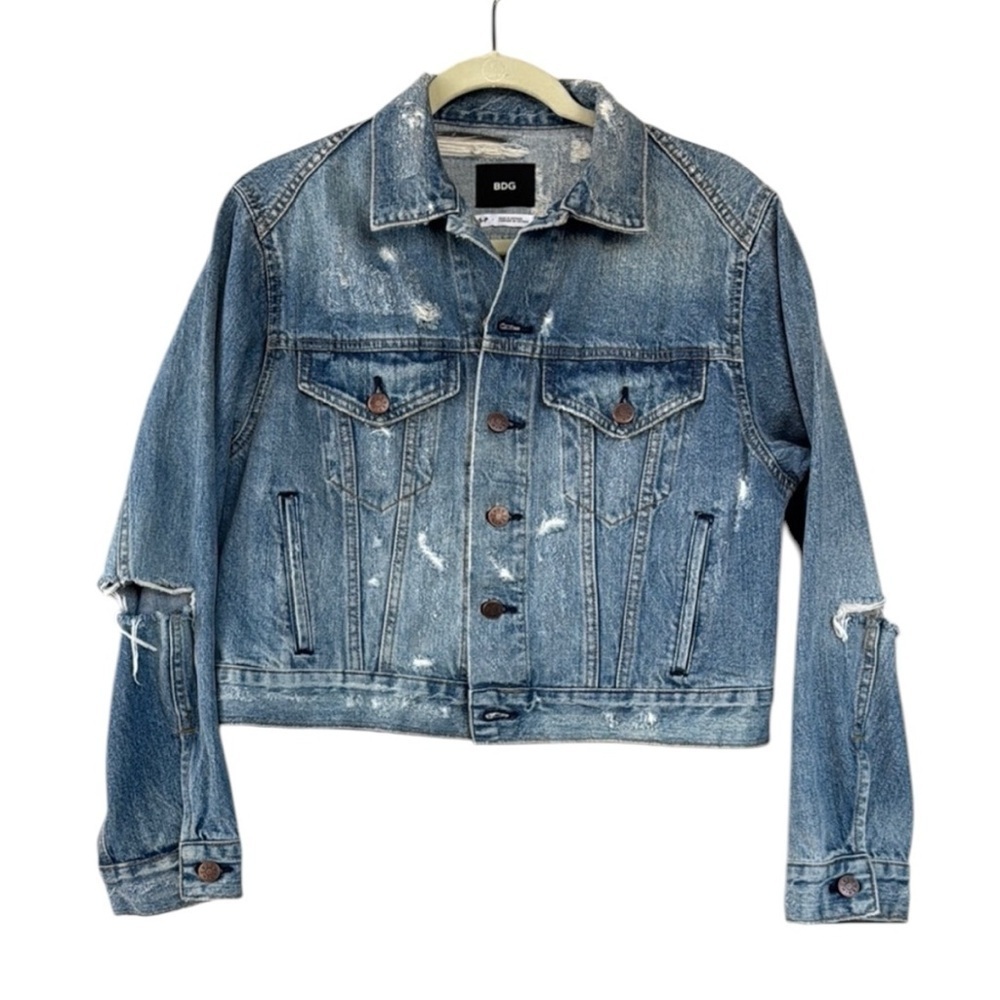 BDG for Urban Outfitters Distressed Denim Jean Jacket Small